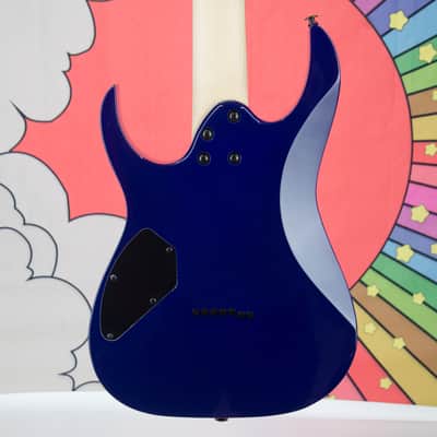 Ibanez Gio GRG7221QA, Transparent Blue Burst Finish, CLOSEOUT image 3