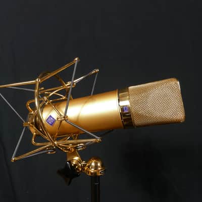 Neumann U 87 GOLD 70th Anniversary Edition 24k Gold-Plated image 1