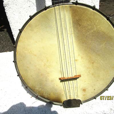 Vega Tenor Banjo, 1920's, Groton, Ct., 11" Head, Tone Ring, 18 Frets, Interesting image 16
