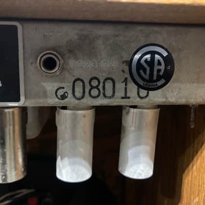 Charlie Daniels' Fender 1969 Twin Reverb Amp with Custom Cowboy Painting Front Panel 1969 - Mahogany image 16