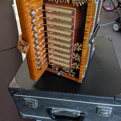 Accordion Cajun Custom Hand Made Key of "C" John Roger Louisiana image 9