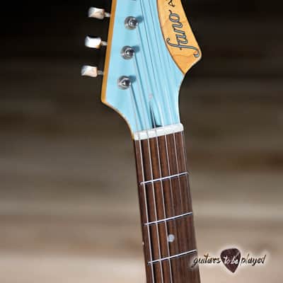 Fano MG6 Alt de Facto SSS Lollar Special S Guitar w/ Case – Sonic Blue image 5