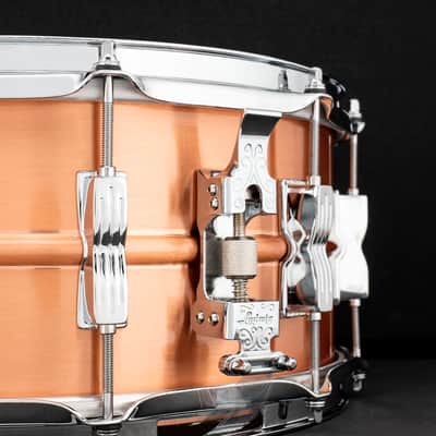 Ludwig Acro Copper 6.5x14" 10-Twin Lugs Seamless Brushed Shell Kit Snare Drum | LB654BM | NEW | Made in the USA | Authorized Dealer image 2