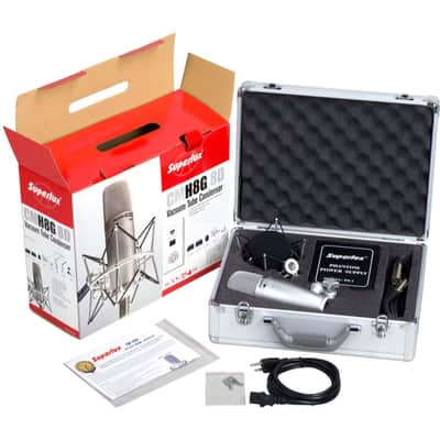 Superlux CM-H8G Tube Condenser Microphone Package image 2
