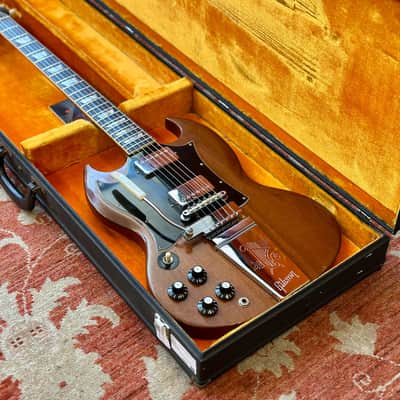 Modified 1970s Gibson SG Standard - Custom Order - Left-Handed in Walnut w/ OHSC & Paperwork image 24