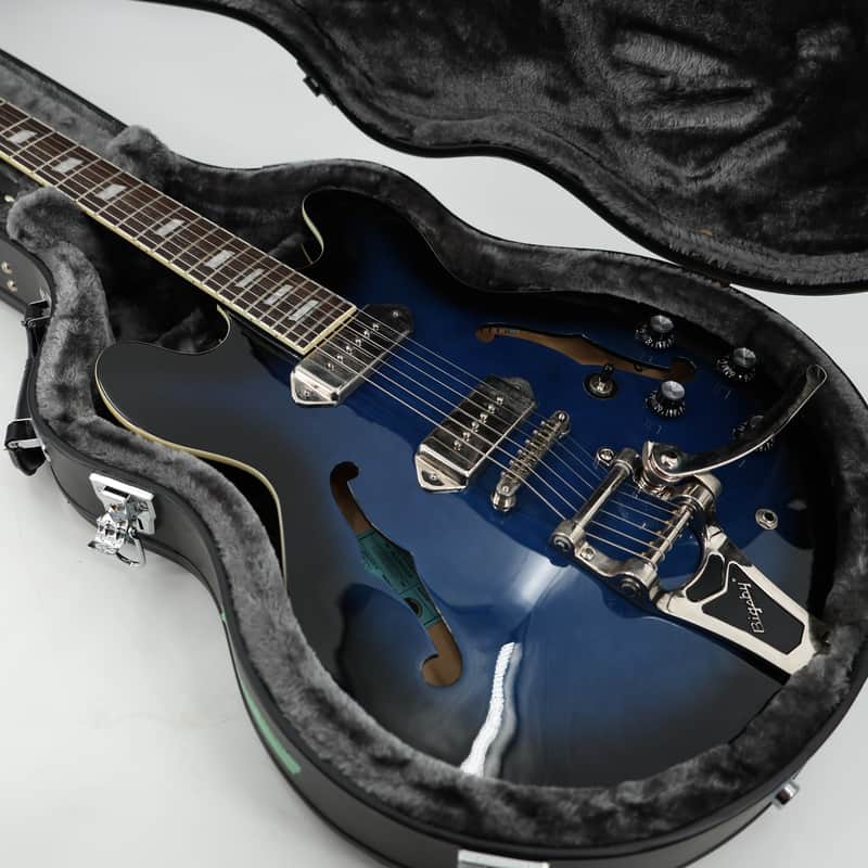 Epiphone Gary Clark Jr. Signature "Blak & Blu" Casino with Bigsby Vibrato w/Case image 1