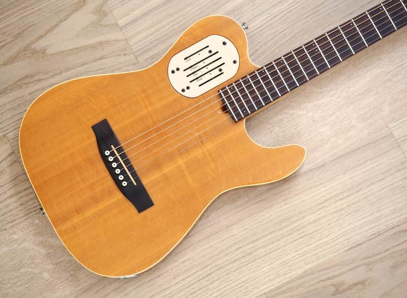 1980s Godin Acousticaster L.R. Baggs Model Acoustic Electric Guitar w/ Case image 1