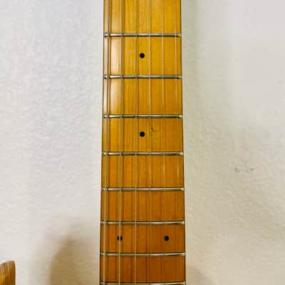 Electra Phoenix X110N Double Cut Ash Body Maple Neck Fretboard Matsumoku Japan 1983 - Natural image 14