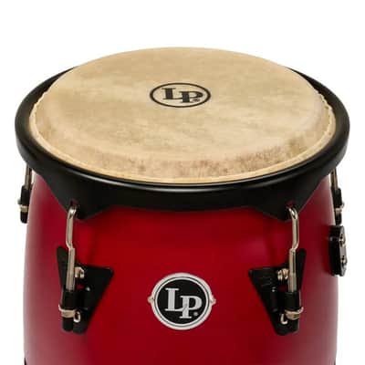 LP Discovery II Ultralight Conga Set 10" & 11" w/Stand Red image 2