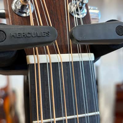 Martin Grand J-16E 12-string - Ebony Fingerboard, Natural, Used image 8
