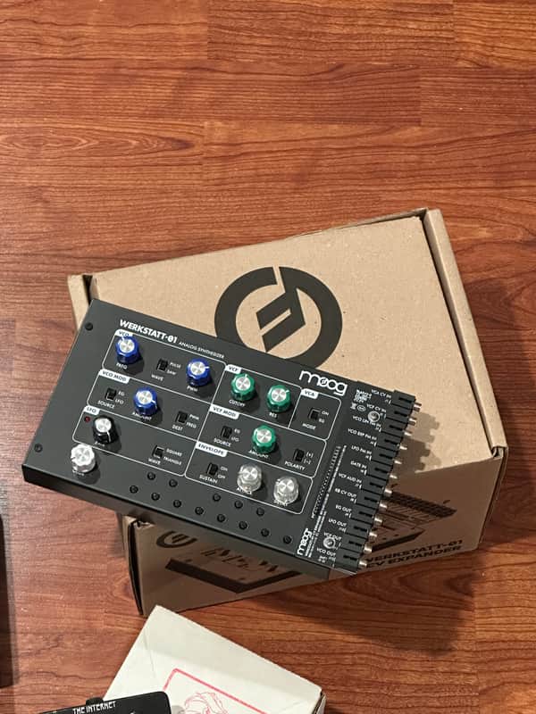 Moog Werkstatt-Ø1 Analog Synthesizer Kit - w expansion - built image 1