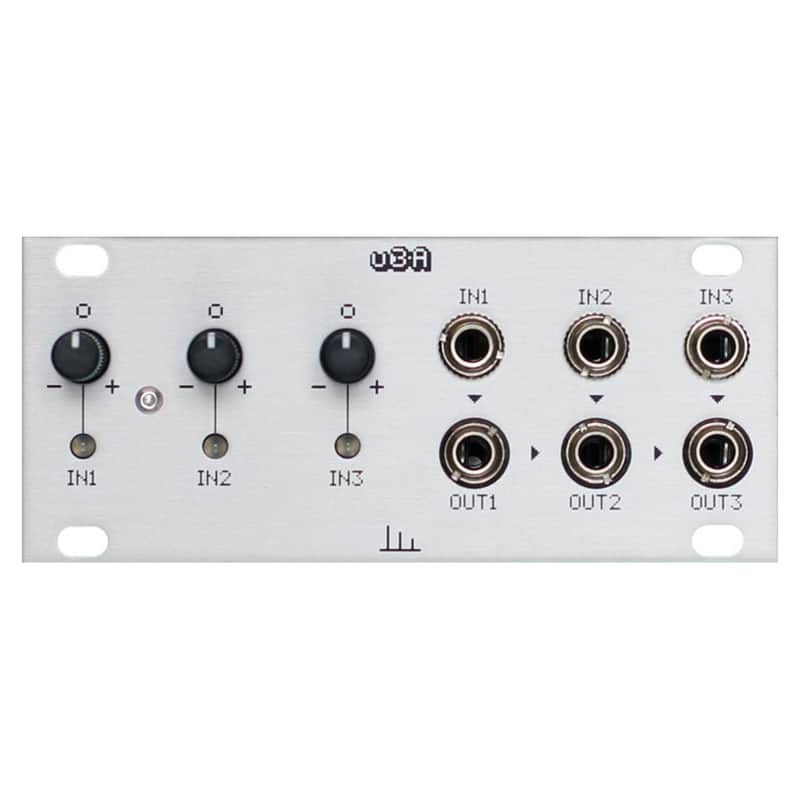 Transient Modules U3A Eurorack 1U Triple Attenuverter Module image 1