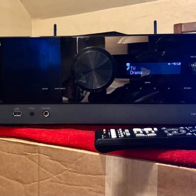 Yamaha TSR-700 7.2 Channel 8K HDR Network Receiver w/eARC, Wi-Fi, Bluetooth, Dolby Atmos, Alexa Voice, Phono In+Remote & Calibration Mic *NICE!* image 1