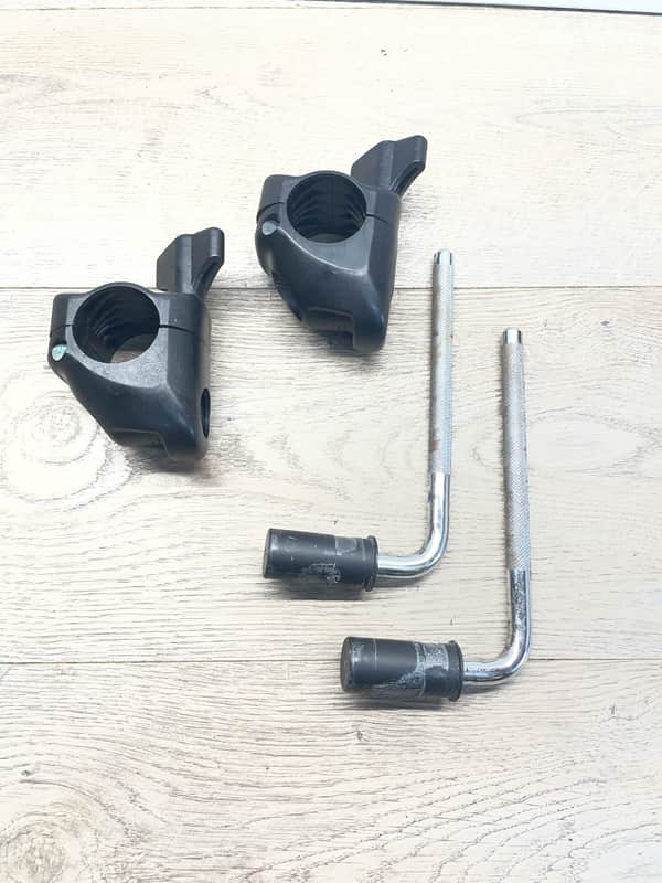 Set of 2 Roland MDC-10U Hatch Rack Mounts w/ L-Rods image 1