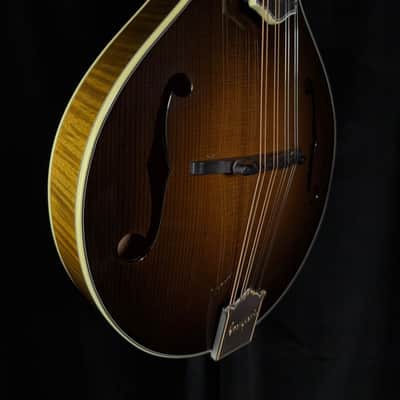 Bourgeois M5A-SB A-Style Mandolin All Torrefied Adirondack/Flame Maple image 3