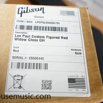 Gibson Custom Shop Les Paul Custom Figured - Red Widow image 22