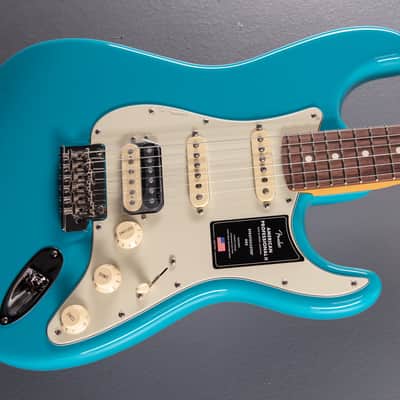 American Professional II Stratocaster HSS - Miami Blue w/Rosewood image 1