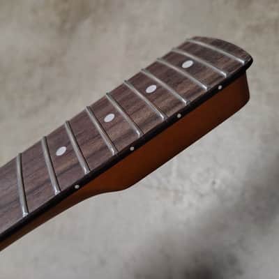 Roasted Maple Strat Neck fits fender Stratocaster body 22 frets image 4