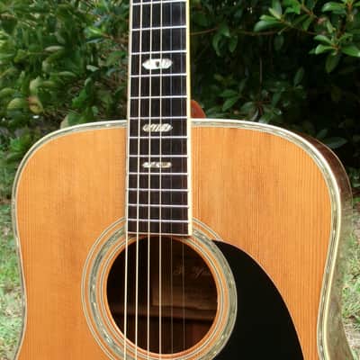 1974 Yairi YW-600 Dreadnought Guitar New Jacaranda Natural+vintage Hard Case image 3