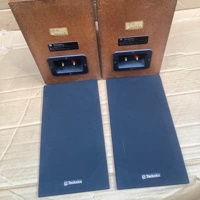 Technics SB 40 vintage Japan made hifi bookshelf stereo speaker system set wood image 11