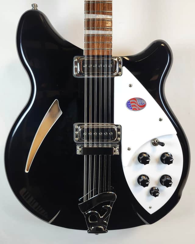 Rickenbacker 360 Jetglo 12-String Semi-Hollow Guitar, Stereo, HSC image 1