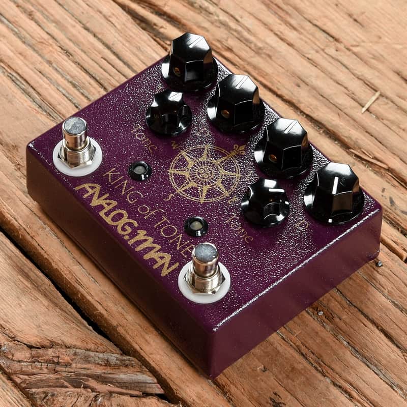 Analogman King of Tone V4 with Both Side High Gain Option | Reverb