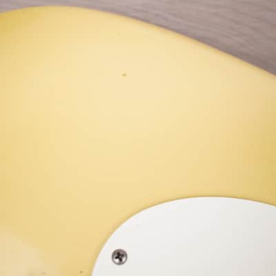 Fender Custom Edition ST57-140YM Yngwie Malmsteen Signature Stratocaster MIJ 1994 Pearl Yellow White Scalloped Japan Fujigen w/ OHSC image 11