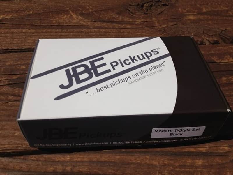 JBE Modern T Style Tele Telecaster Pickup Set BLACK (formerly Joe Barden) image 1