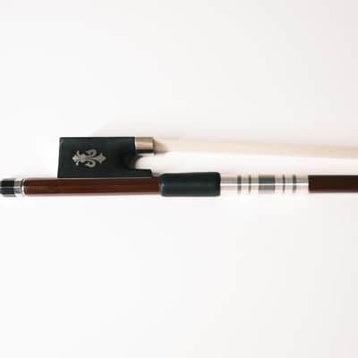 4/4 Size Violin Bow. Brazilwood Stick. Natural Mongolian Horsehair image 11