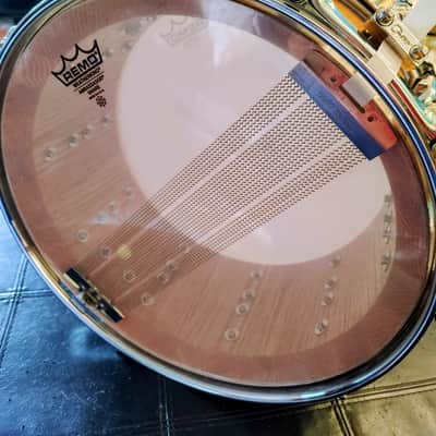 Rare 14X 6.5 Gretsch Gold Series Oak Stave Snare Drum image 5