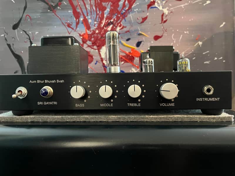 Aum Aocustics OEM Guitar Amp Guitar (EF86, 12AX7, EL34 or genre tubes, Muallard GZ34 rectifier) 2026 - Black Anodized CNC 1/8" Chassis image 1