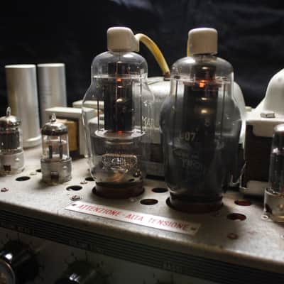 Geloso G-261-A Vintage Tube Amplifier (1950s) with original Tubes , Excellent Working Condition! image 12