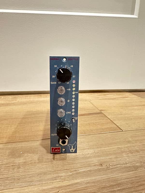Hairball Audio Lola Mic Preamp w/ John Hardy 990 Op-Amps