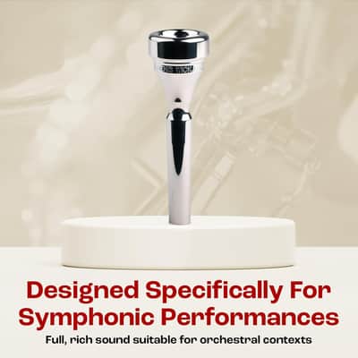 Denis Wick Classic Trumpet Mouthpiece Silver Plated, 5882-3 - Barrel Backbore for Balanced Airflow and Tone - Trumpet Accessories for Effortless Articulation 16.75 x 5.05 x 3.7mm image 7
