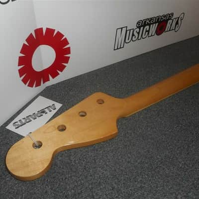 Fender Licensed 70's Jazz Bass Neck, Pearl Block Inlays, #JRF-B image 5