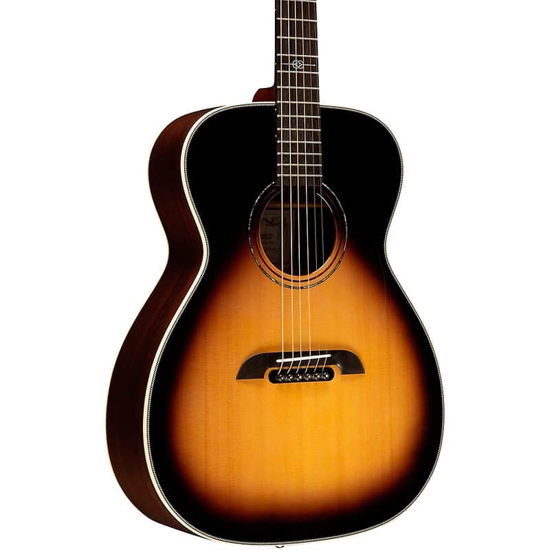 Alvarez Yairi FYM70 Herringbone Folk-OM Acoustic Guitar Regular Natural image 1