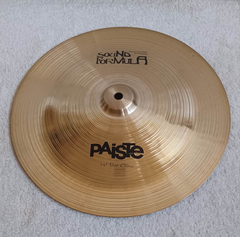 14" Paiste  Sound Formula thin china  90's image 1