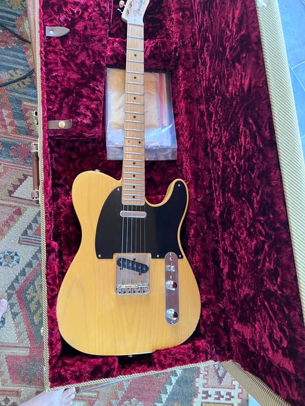 Fender American Vintage nitro thin skin 50's telecaster - Butterscotch Blonde image 1