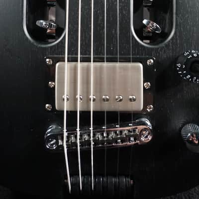 Traveler Guitar EG-1 MOD-X Travel Electric Guitar Satin Black w/ Gig Bag image 5
