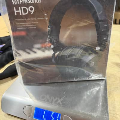 PreSonus HD9 Professional Closed-Back Over-Ear Monitoring Headphones 2010s - Black image 1