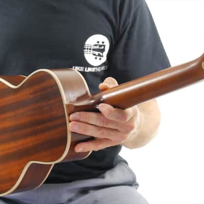 Ohana TK-39 Vintage Tenor Ukulele Solid Mahogany "Tinman" image 4