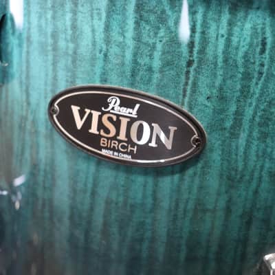 Pearl 4pc Vision Birch Artisan II Shell Pack Emerald Fade Eucalyptus image 2