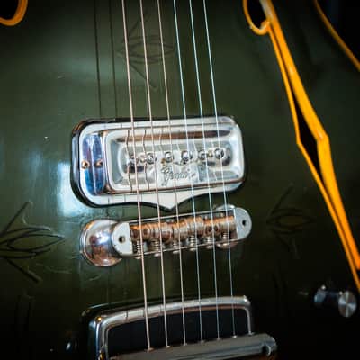 Fender Coronado II with Tremolo, Rosewood Fretboard 1967 - Extremly Rare Custom Color Charcoal Frost image 12