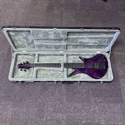 Legator Helio 5 String Bass Super Shred Series Electric Guitar Magenta Burl image 11