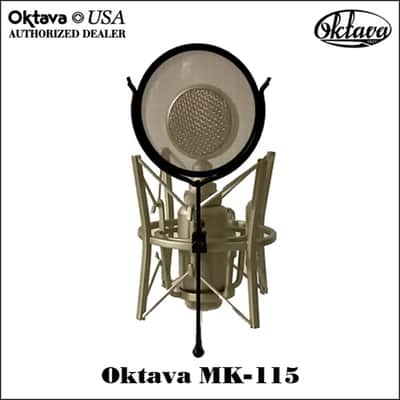 Oktava MK-115 Large Diaphragm Cardioid Microphone - 2025 Silver - Shock Mount & Pop Screen - New image 3