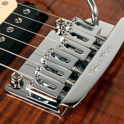 Ernie Ball Music Man Axis Super Sport with Tremolo 2021 - Roasted Amber Quilt image 16