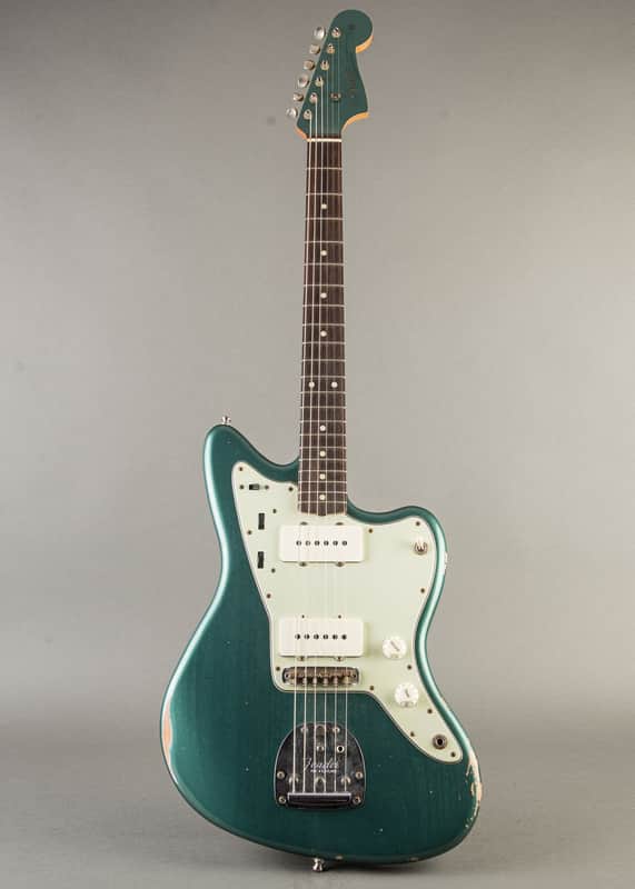 Fender Custom Shop '61 Jazzmaster Relic 2021, Sherwood Metallic image 1
