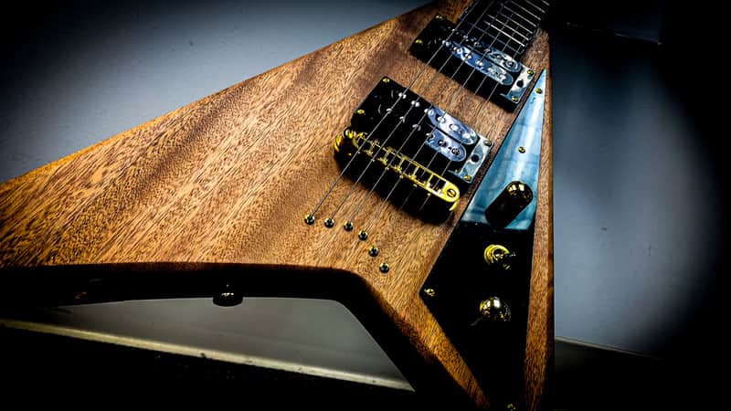 Jackson Randy Rhoads / Rhodes / Roads - Flying V 2026 - Natural Kona Wood Style image 1