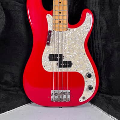 1979 Fender International Series Precision Bass Moroccan Red w/OHSC image 2
