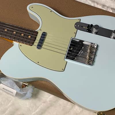 NEW! Fender Custom Shop Flamethrower Telecaster Custom - NOS - Modern Specs - Texas Special Pick-Ups - AAAA Flamed Neck - Sonic Blue - Authorized Dealer - 7.9lbs - G07231 image 8